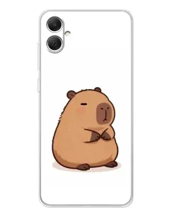 Чехол для Samsung Galaxy A06 с картинкой «Толстенькая капибара»