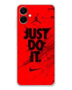 Чехол для Samsung Galaxy A07 с картинкой «Nike Just Do It»