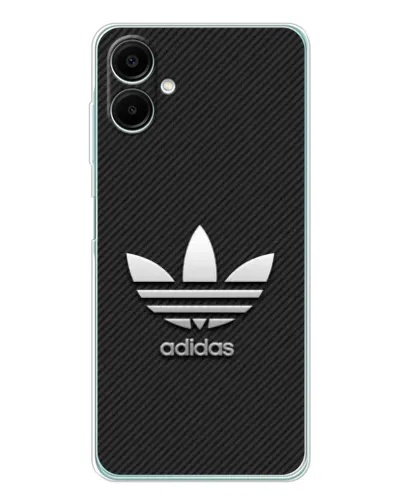 Чехол для Samsung Galaxy A07 с картинкой «Adidas Карбоновая текстура»