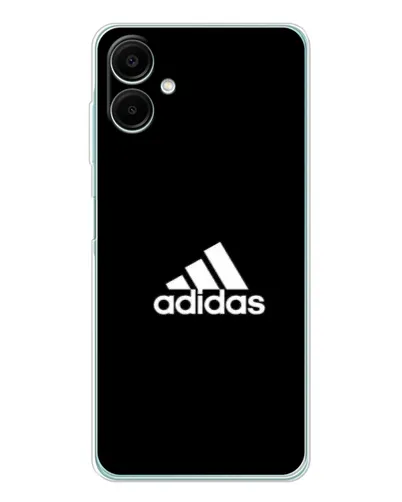 Чехол для Samsung Galaxy A07 с картинкой «Черная классика Adidas»