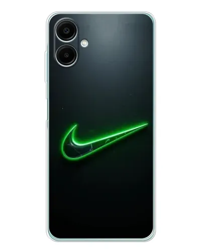 Чехол для Samsung Galaxy A07 с картинкой «Неоновый контур Nike»