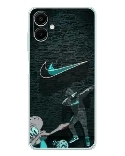 Чехол для Samsung Galaxy A07 с картинкой «Спортивный арт Nike»