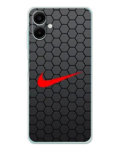 Чехол для Samsung Galaxy A07 с картинкой «Nike — карбоновая сетка»