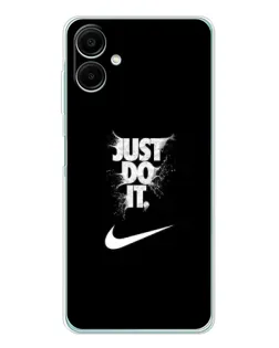 Чохол для Samsung Galaxy A07 з картинкою «Текстовий принт Nike»
