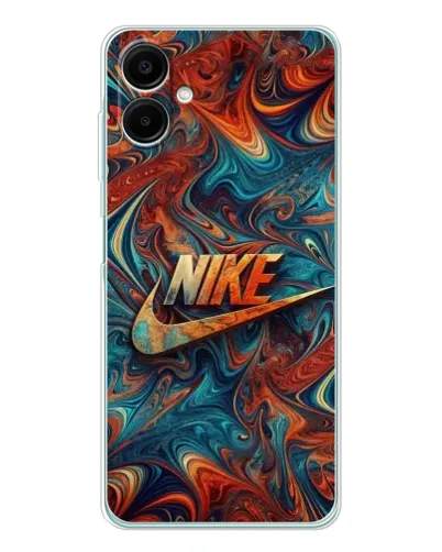 Чехол для Samsung Galaxy A07 с картинкой «Nike в абстракции»