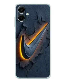 Чохол для Samsung Galaxy A07 з картинкою «Об'ємний логотип Найк»