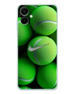 Чохол для Samsung Galaxy A07 з картинкою «Тенісні м'ячі Найк»
