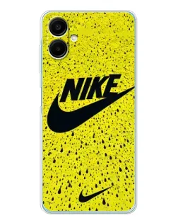Чохол для Samsung Galaxy A07 з картинкою «Жовтий текстурний Nike»