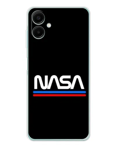 Чехол для Samsung Galaxy A07 с картинкой «NASA — классика Red Blue»