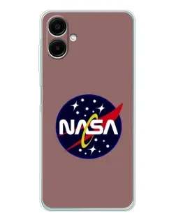 Чехол для Samsung Galaxy A07 с картинкой «NASA — ретро космос»