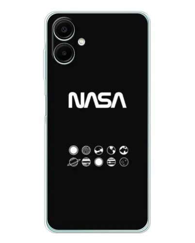 Чехол для Samsung Galaxy A07 с картинкой «NASA — технический принт»