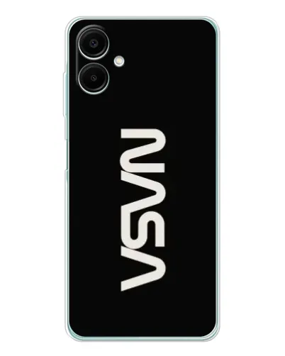 Чехол для Samsung Galaxy A07 с картинкой «NASA — вертикальный логотип»