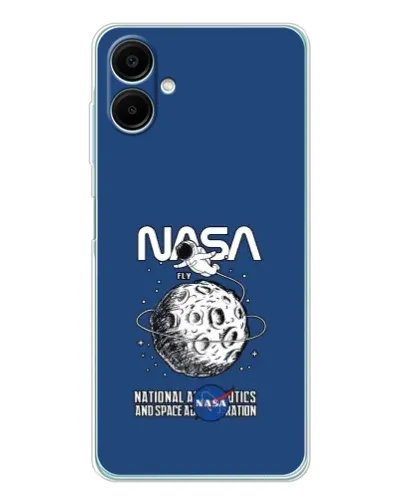 Чехол для Samsung Galaxy A07 с картинкой «NASA — лунная миссия»