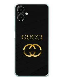 Чехол для Samsung Galaxy A07 с картинкой «Золотой логотип Gucci» Чехол для Samsung Galaxy A07 с картинкой «Золотой логотип Gucci»
