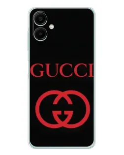 Чехол для Samsung Galaxy A07 с картинкой «Gucci — красный логотип» Чехол для Samsung Galaxy A07 с картинкой «Gucci — красный логотип»