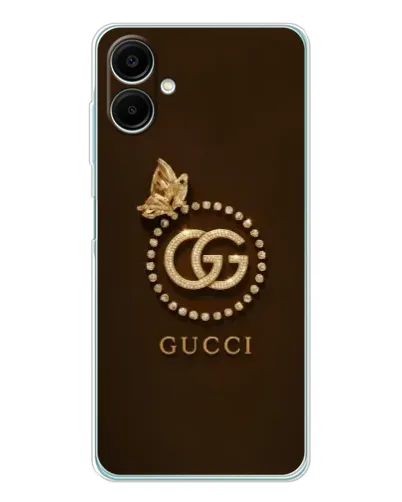 Чехол для Samsung Galaxy A07 с картинкой «Gucci — золотая бабочка»
