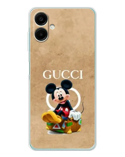 Чехол для Samsung Galaxy A07 с картинкой «Микки Маус Gucci — крафт»