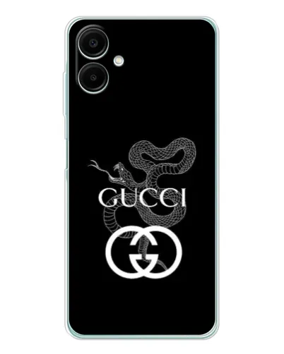 Чехол для Samsung Galaxy A07 с картинкой «Gucci — серебряная змея»