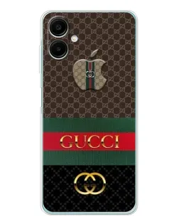 Чехол для Samsung Galaxy A07 с картинкой «Gucci — брендированный десерт» Чехол для Samsung Galaxy A07 с картинкой «Gucci — брендированный десерт»