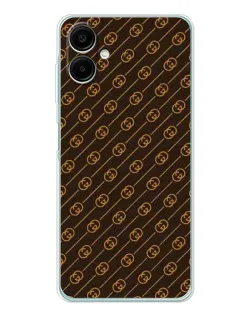 Чехол для Samsung Galaxy A07 с картинкой «Gucci — золотые диагонали» Чехол для Samsung Galaxy A07 с картинкой «Gucci — золотые диагонали»
