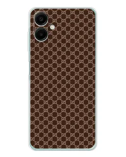 Чехол для Samsung Galaxy A07 с картинкой «Gucci — шоколадная сетка» Чехол для Samsung Galaxy A07 с картинкой «Gucci — шоколадная сетка»