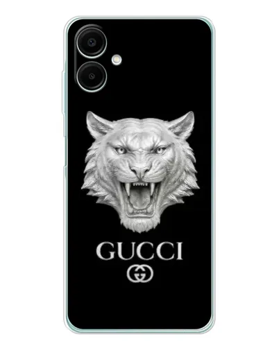 Чехол для Samsung Galaxy A07 с картинкой «Gucci — серебряный лев» Чехол для Samsung Galaxy A07 с картинкой «Gucci — серебряный лев»