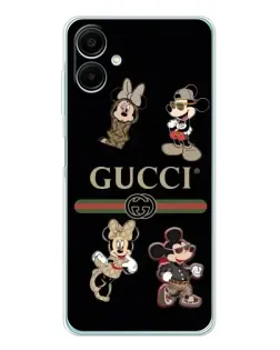 Чехол для Samsung Galaxy A07 с картинкой «Gucci — герои Disney и монограмма» Чехол для Samsung Galaxy A07 с картинкой «Gucci — герои Disney и монограмма»