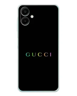 Чехол для Samsung Galaxy A07 с картинкой «Gucci — неоновый минимализм» Чехол для Samsung Galaxy A07 с картинкой «Gucci — неоновый минимализм»