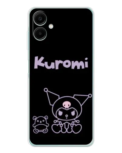 Чохол для Samsung Galaxy A07 з картинкою «Kuromi — чорний мінімалізм» Чохол для Samsung Galaxy A07 з картинкою «Kuromi — чорний мінімалізм»