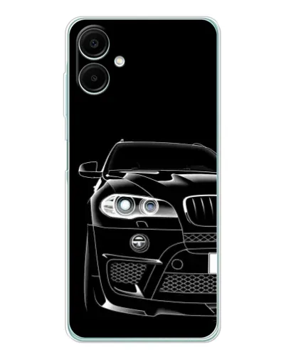 Чехол для Samsung Galaxy A07 с картинкой «Темный силуэт BMW»