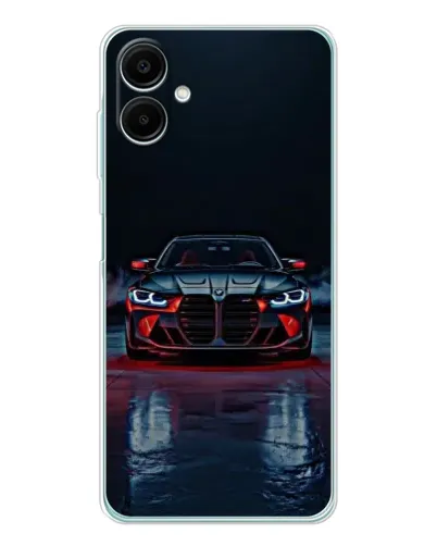 Чехол для Samsung Galaxy A07 с картинкой «BMW на мокрой дороге»