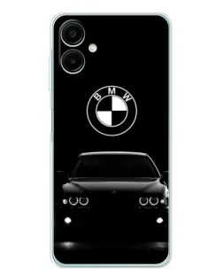 Чехол для Samsung Galaxy A07 с картинкой «BMW — взгляд из темноты»