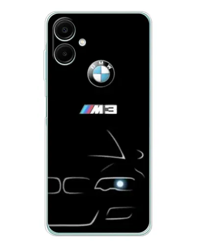 Чехол для Samsung Galaxy A07 с картинкой «Минималистичный принт BMW M3»