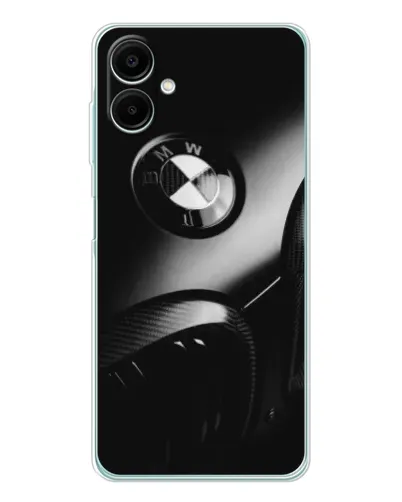 Чехол для Samsung Galaxy A07 с картинкой «Эмблема BMW — макро»