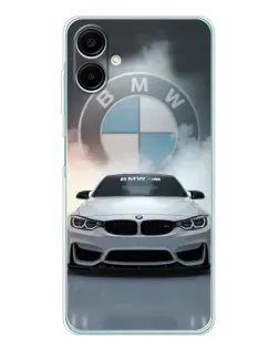 Чохол для Samsung Galaxy A07 з картинкою «BMW в білому диму»