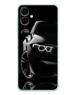Чохол для Samsung Galaxy A07 з картинкою «Чорна BMW — профіль»