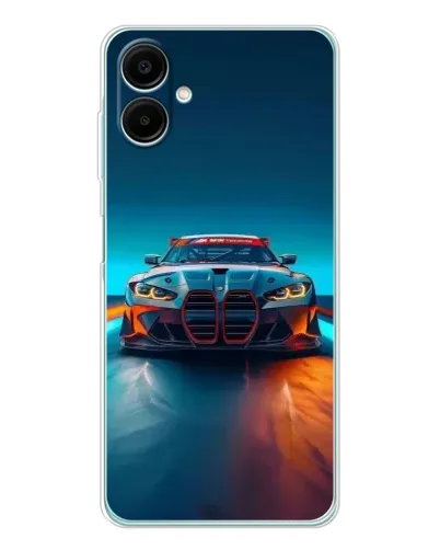 Чехол для Samsung Galaxy A07 с картинкой «BMW — огни неона» Чехол для Samsung Galaxy A07 с картинкой «BMW — огни неона»
