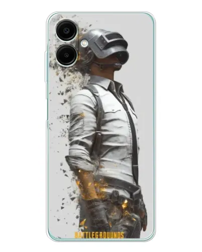 Чехол для Samsung Galaxy A07 с картинкой «PUBG — боец в пыли»
