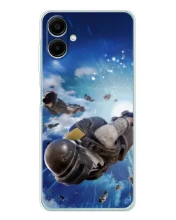 Чехол для Samsung Galaxy A07 с картинкой «Десант PUBG — прыжок» Чехол для Samsung Galaxy A07 с картинкой «Десант PUBG — прыжок»