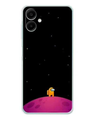 Чехол для Samsung Galaxy A07 с картинкой «Одинокий герой на планете»