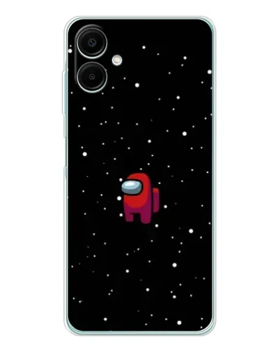 Чехол для Samsung Galaxy A07 с картинкой «Красный Among Us»