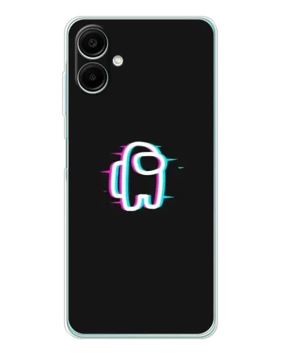 Чехол для Samsung Galaxy A07 с картинкой «Among Us неон»