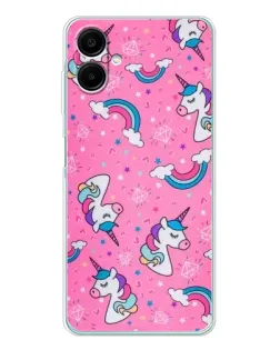 Чехол для Samsung Galaxy A07 с картинкой «Unicorn паттерн розовый» Чехол для Samsung Galaxy A07 с картинкой «Unicorn паттерн розовый»
