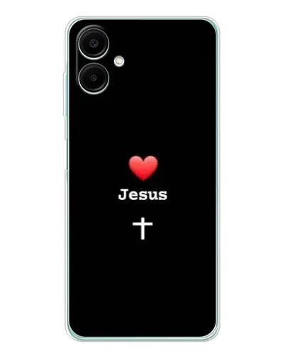 Чехол для Samsung Galaxy A07 с картинкой «Сердце - Jesus» Чехол для Samsung Galaxy A07 с картинкой «Сердце - Jesus»