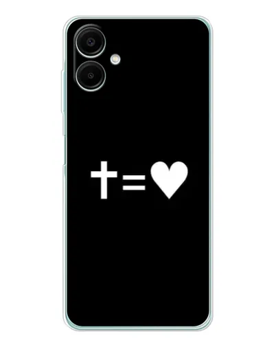 Чехол для Samsung Galaxy A07 с картинкой «Крест и Сердце» Чехол для Samsung Galaxy A07 с картинкой «Крест и Сердце»