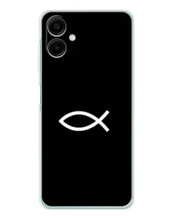 Чехол для Samsung Galaxy A07 с картинкой «Символ рыбы Jesus» Чехол для Samsung Galaxy A07 с картинкой «Символ рыбы Jesus»