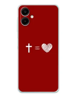 Чехол для Samsung Galaxy A07 с картинкой «Уравнение любви» Чехол для Samsung Galaxy A07 с картинкой «Уравнение любви»