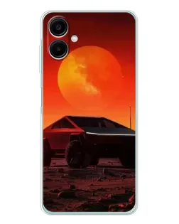 Чехол для Samsung Galaxy A07 с картинкой «Cybertruck на Марсе» Чехол для Samsung Galaxy A07 с картинкой «Cybertruck на Марсе»