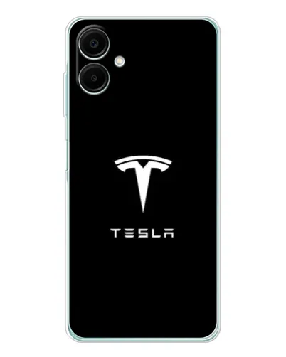 Чехол для Samsung Galaxy A07 с картинкой «Tesla White Logo» Чехол для Samsung Galaxy A07 с картинкой «Tesla White Logo»