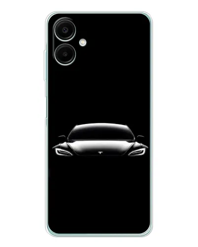 Чехол для Samsung Galaxy A07 с картинкой «Фары Tesla Night» Чехол для Samsung Galaxy A07 с картинкой «Фары Tesla Night»